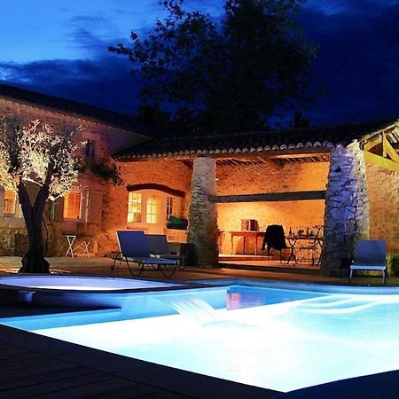 Villa Charmante A Lussan Avec Piscine Privee Et Jardin Closa Luaran gambar