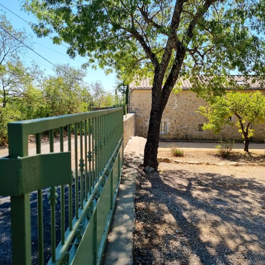 Villa Charmante A Lussan Avec Piscine Privee Et Jardin Closa Luaran gambar