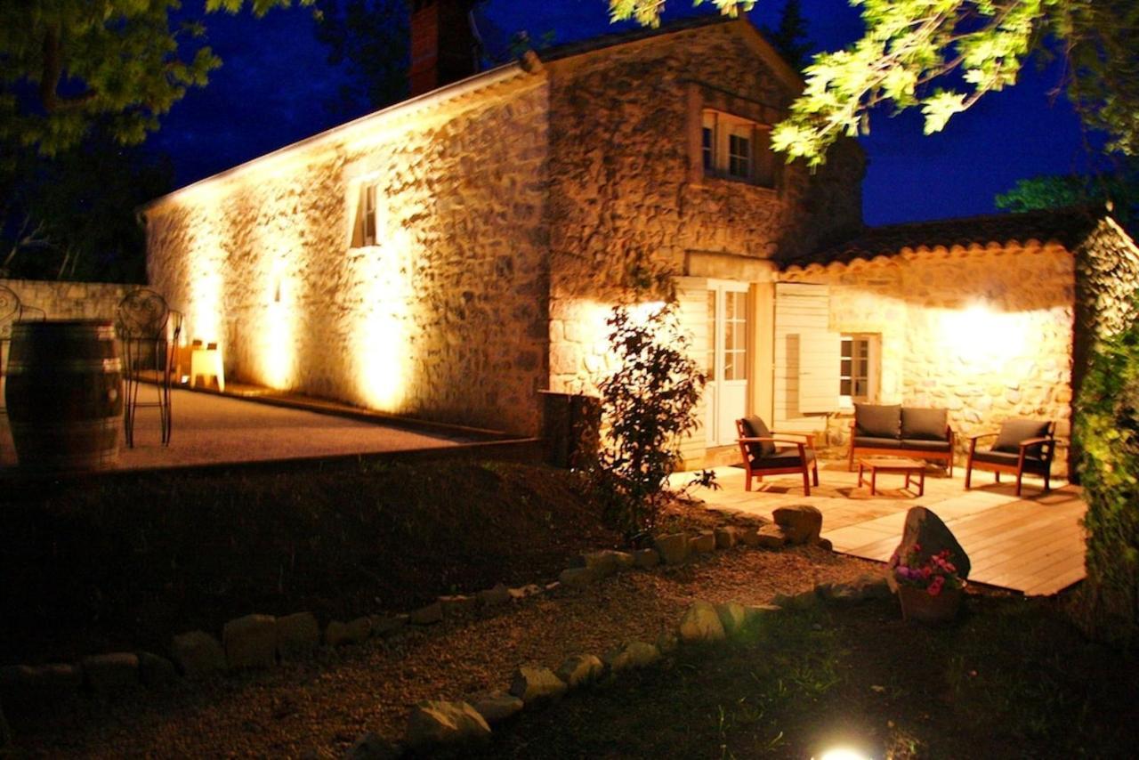 Villa Charmante A Lussan Avec Piscine Privee Et Jardin Closa Luaran gambar