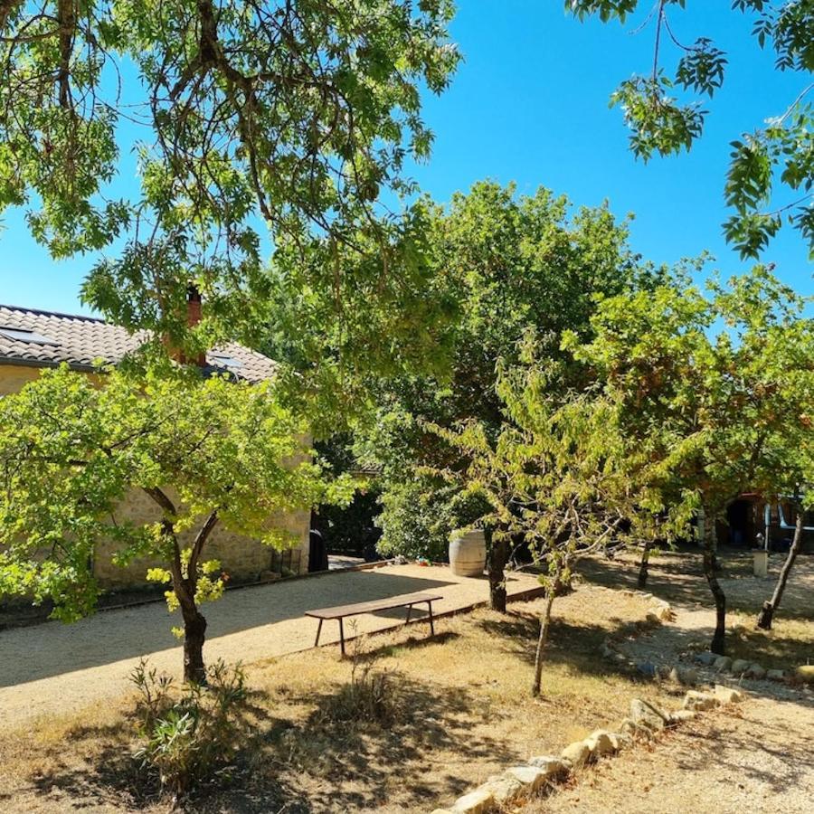 Villa Charmante A Lussan Avec Piscine Privee Et Jardin Closa Luaran gambar