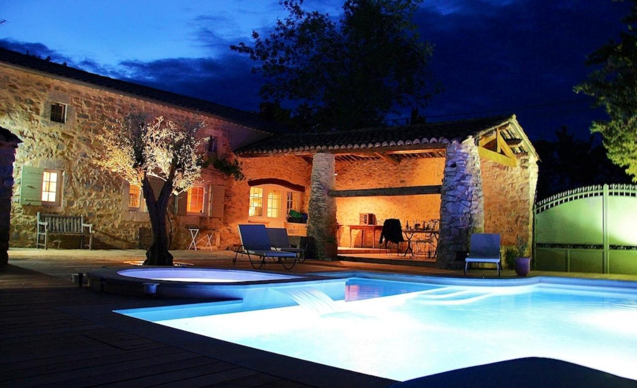 Villa Charmante A Lussan Avec Piscine Privee Et Jardin Closa Luaran gambar